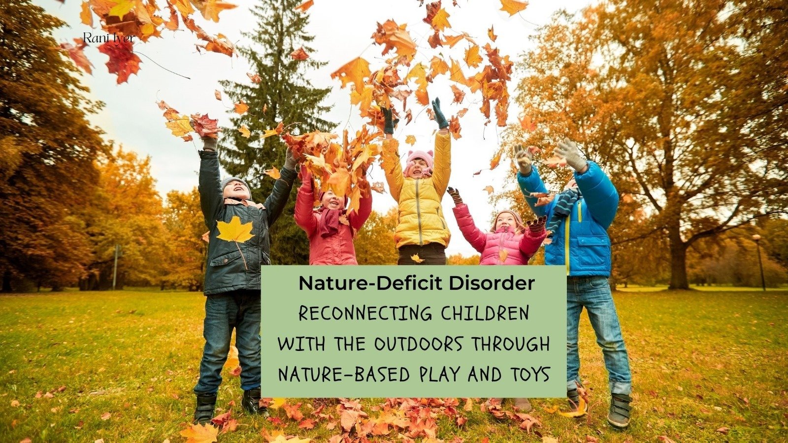 Read more about the article Nature-Deficit Disorder: Reconnecting Children with the Outdoors Through Nature-Based Play and Toys